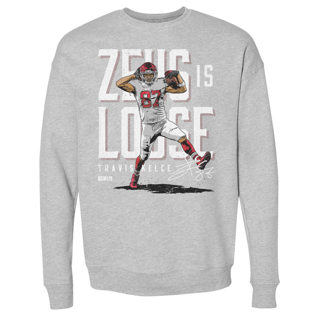 Travis Kelce Men&#39;s Crewneck Sweatshirt | 500 LEVEL