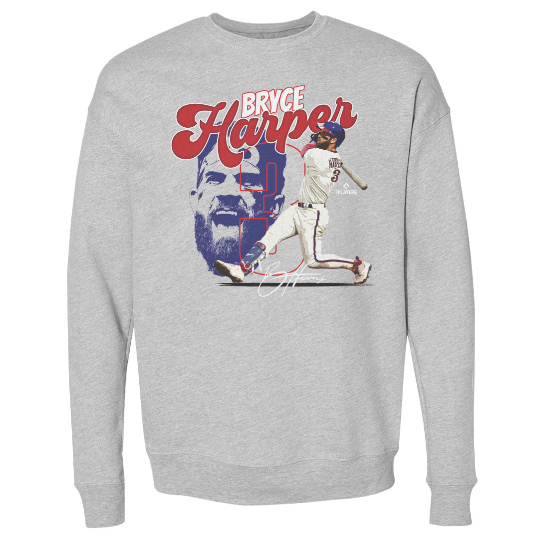 Bryce Harper Men&#39;s Crewneck Sweatshirt | 500 LEVEL