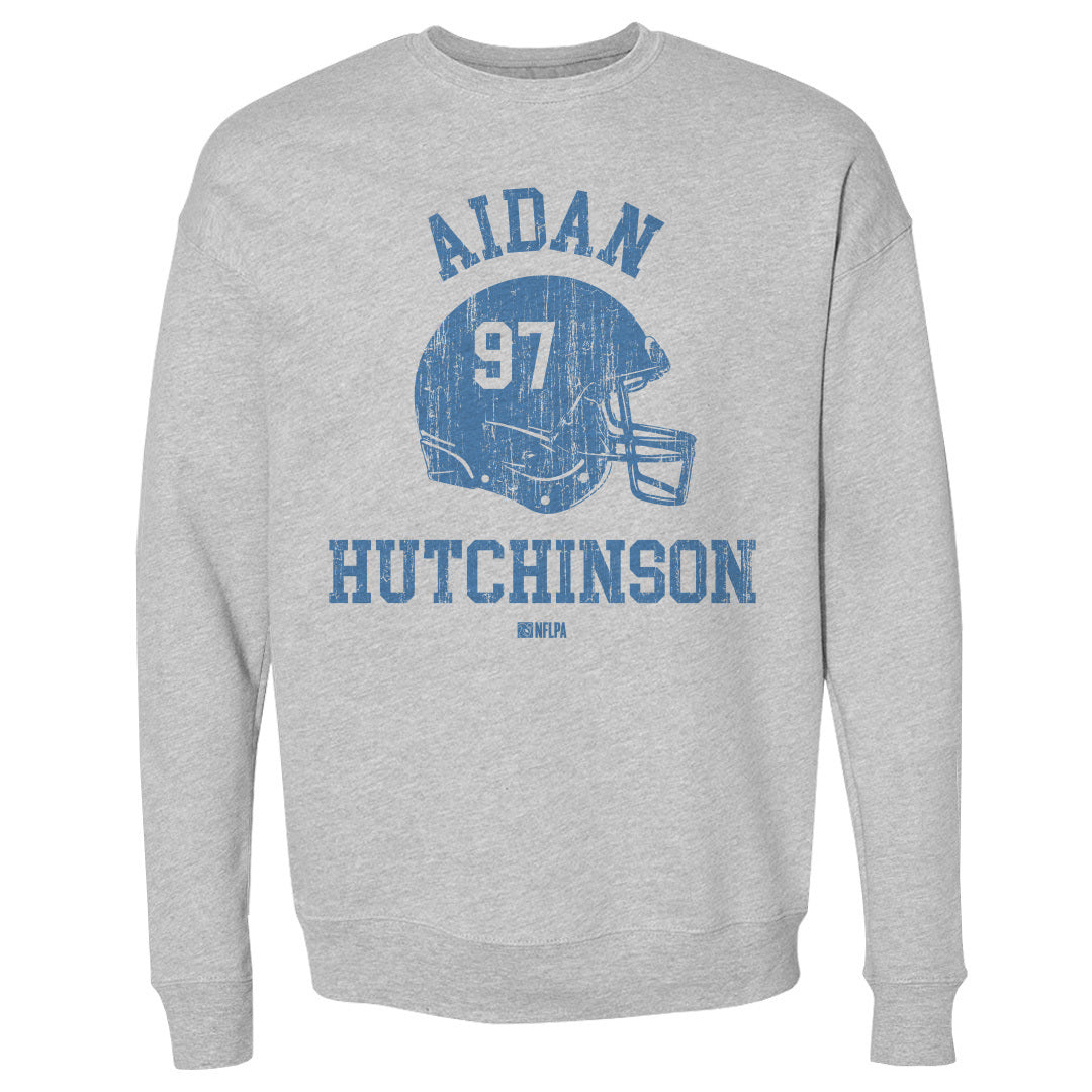 Aidan Hutchinson Men&#39;s Crewneck Sweatshirt | 500 LEVEL