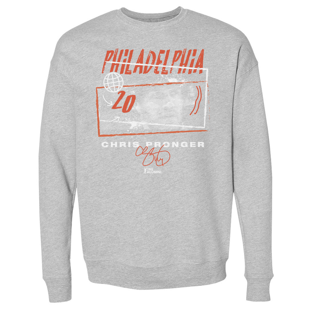 Chris Pronger Men&#39;s Crewneck Sweatshirt | 500 LEVEL