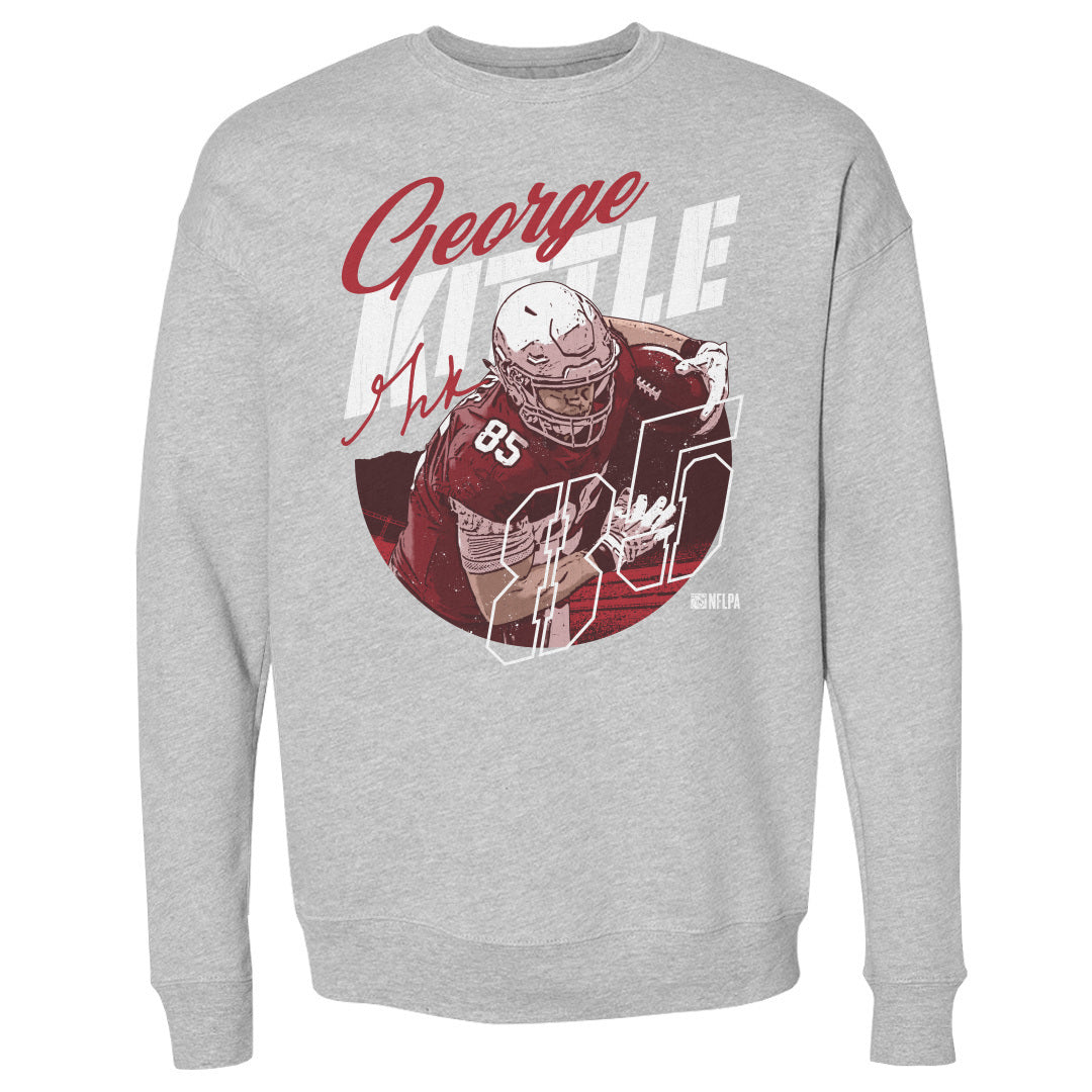 George Kittle Men&#39;s Crewneck Sweatshirt | 500 LEVEL