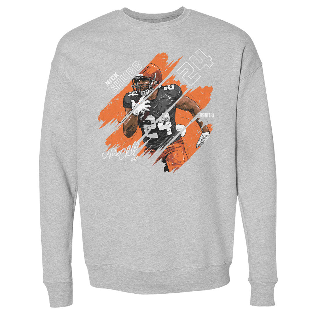 Nick Chubb Men&#39;s Crewneck Sweatshirt | 500 LEVEL