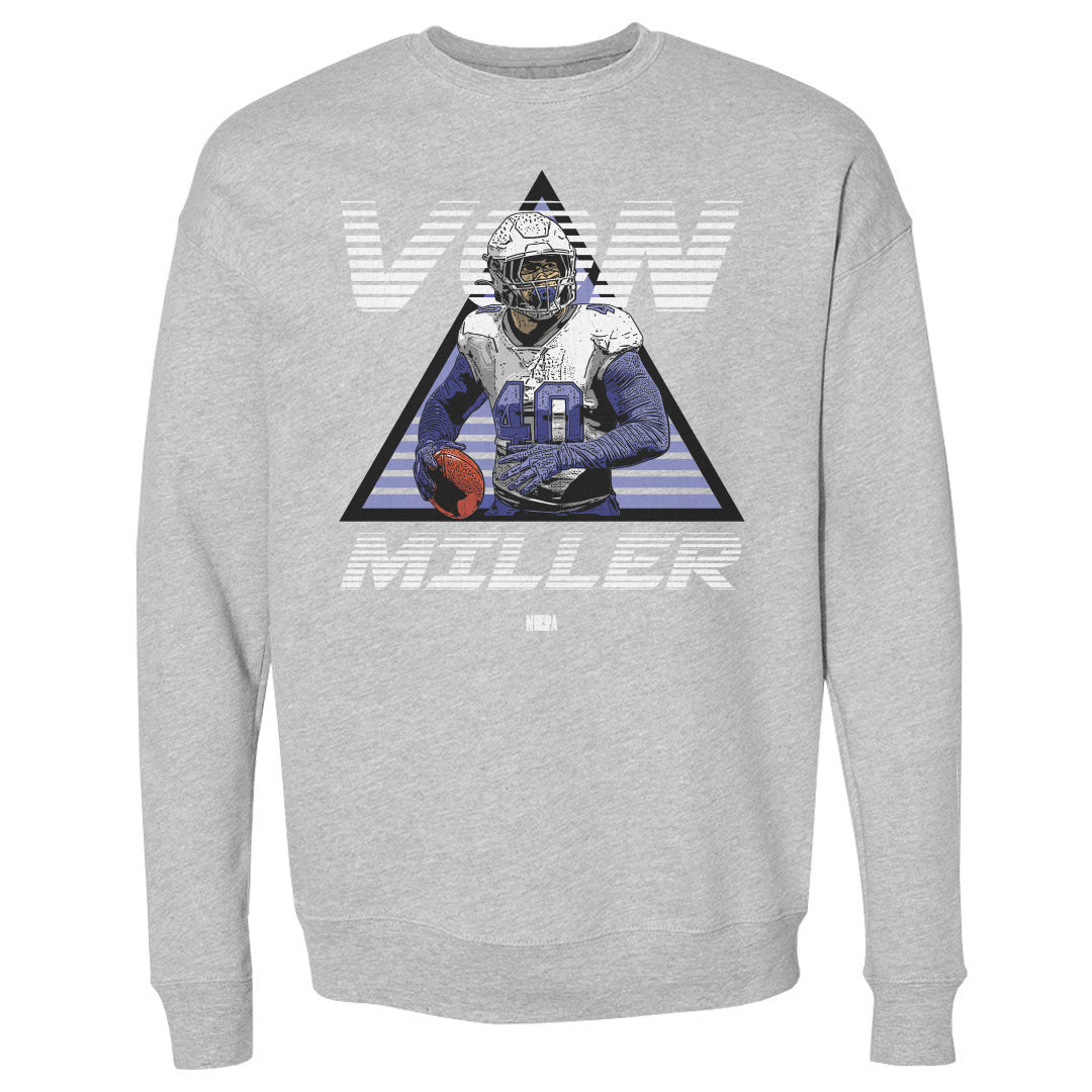 Von Miller Men&#39;s Crewneck Sweatshirt | 500 LEVEL