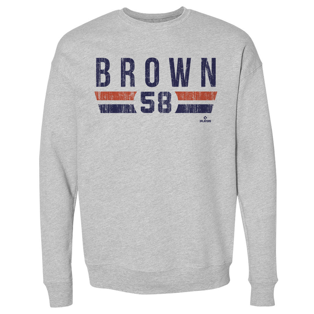 Hunter Brown Men&#39;s Crewneck Sweatshirt | 500 LEVEL