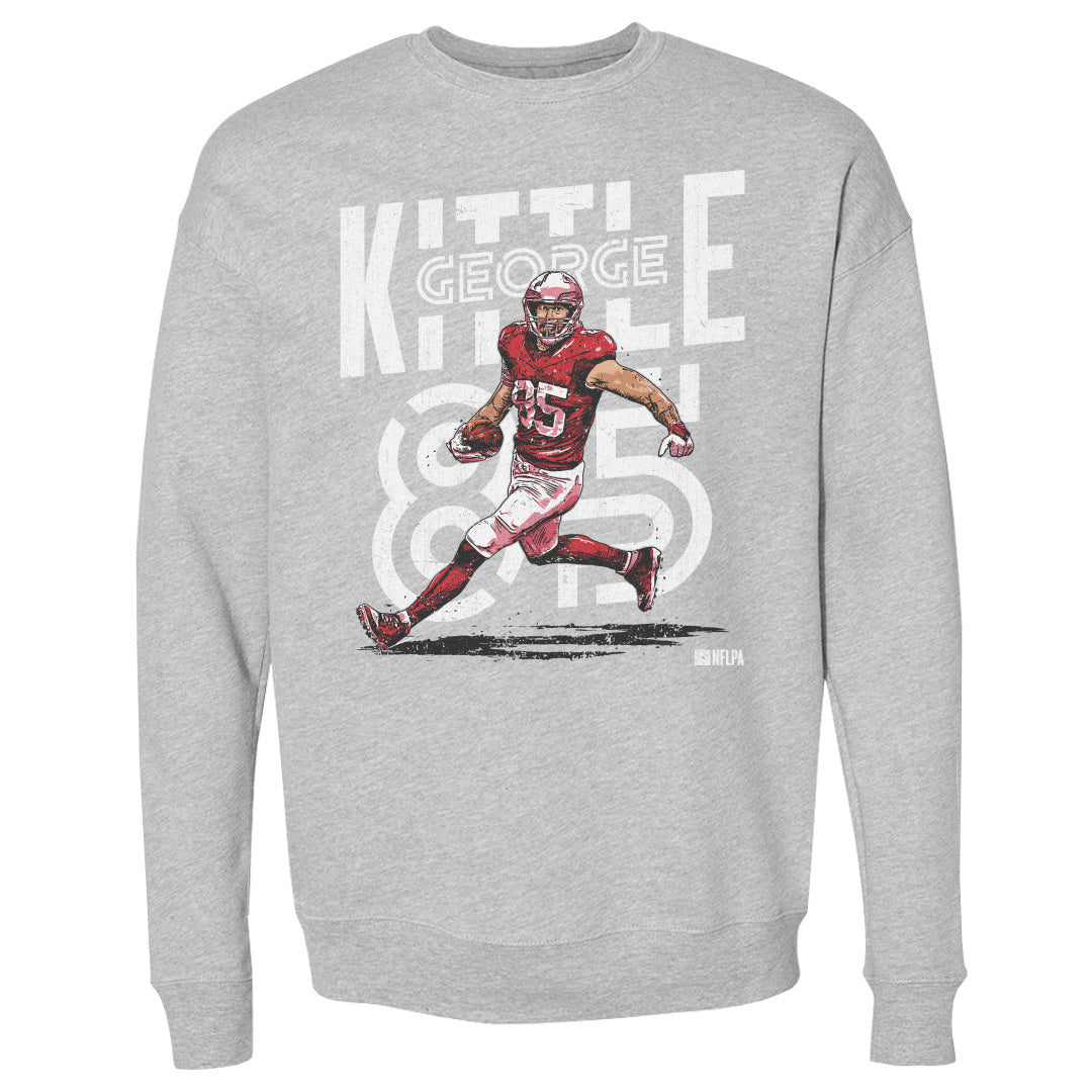 George Kittle Men&#39;s Crewneck Sweatshirt | 500 LEVEL