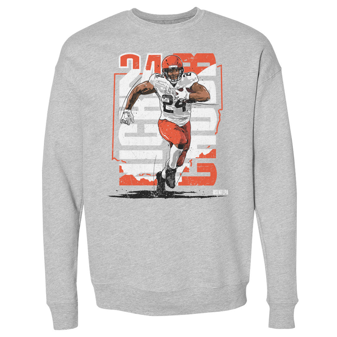 Nick Chubb Men&#39;s Crewneck Sweatshirt | 500 LEVEL