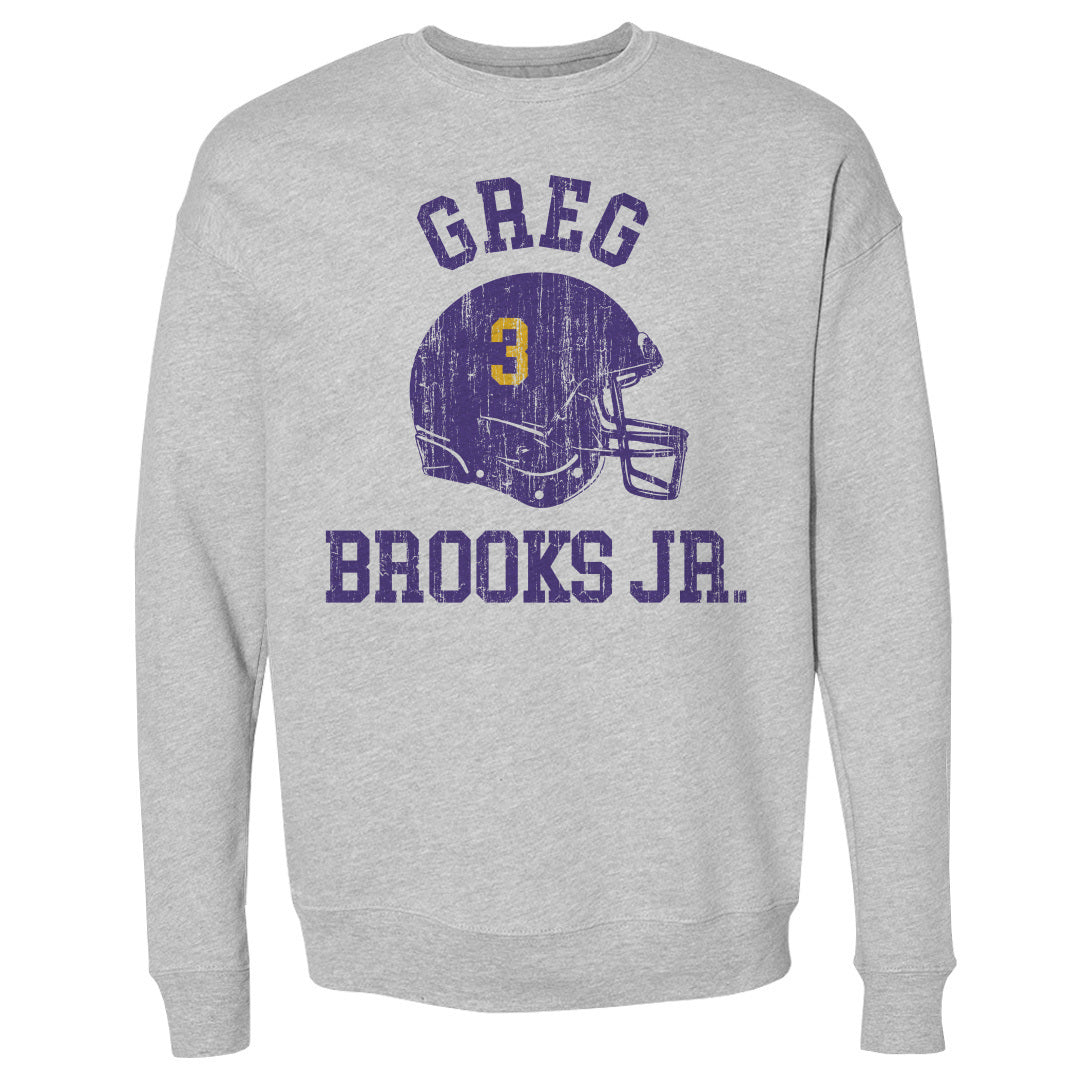 Greg Brooks Jr. Men&#39;s Crewneck Sweatshirt | 500 LEVEL