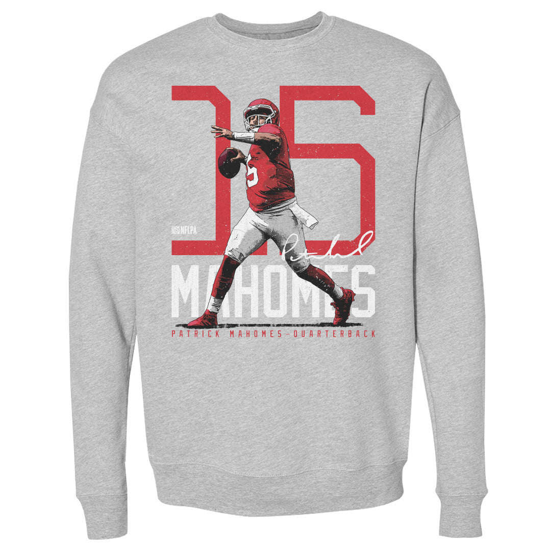 Patrick Mahomes Men&#39;s Crewneck Sweatshirt | 500 LEVEL