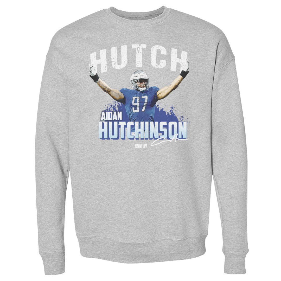 Aidan Hutchinson Men&#39;s Crewneck Sweatshirt | 500 LEVEL