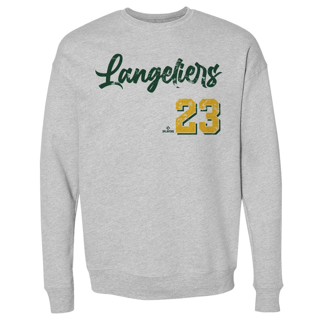 Shea Langeliers Men&#39;s Crewneck Sweatshirt | 500 LEVEL