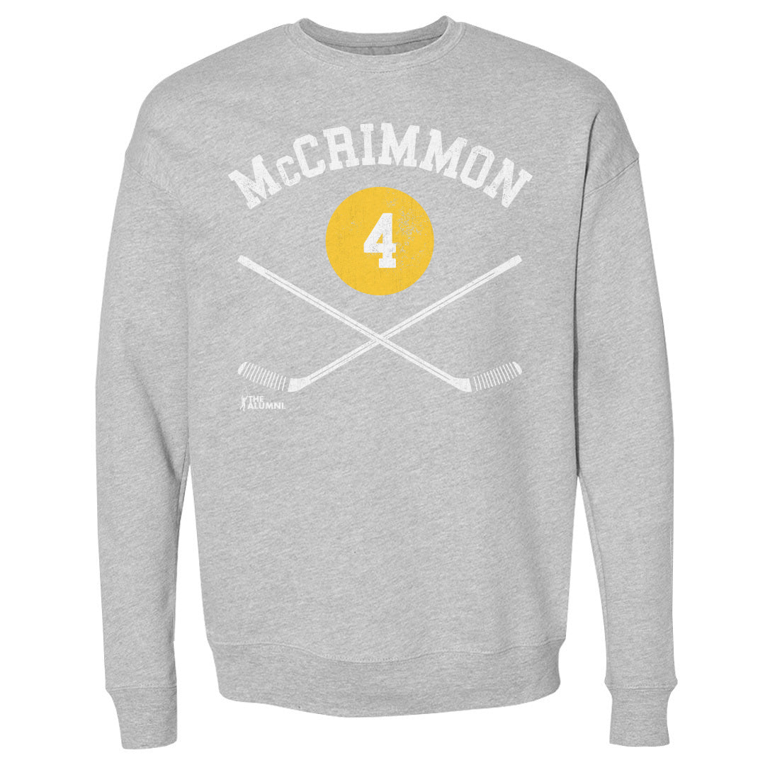 Brad McCrimmon Men&#39;s Crewneck Sweatshirt | 500 LEVEL