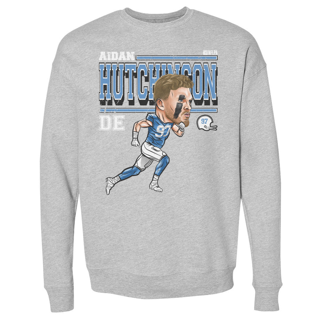 Aidan Hutchinson Men&#39;s Crewneck Sweatshirt | 500 LEVEL