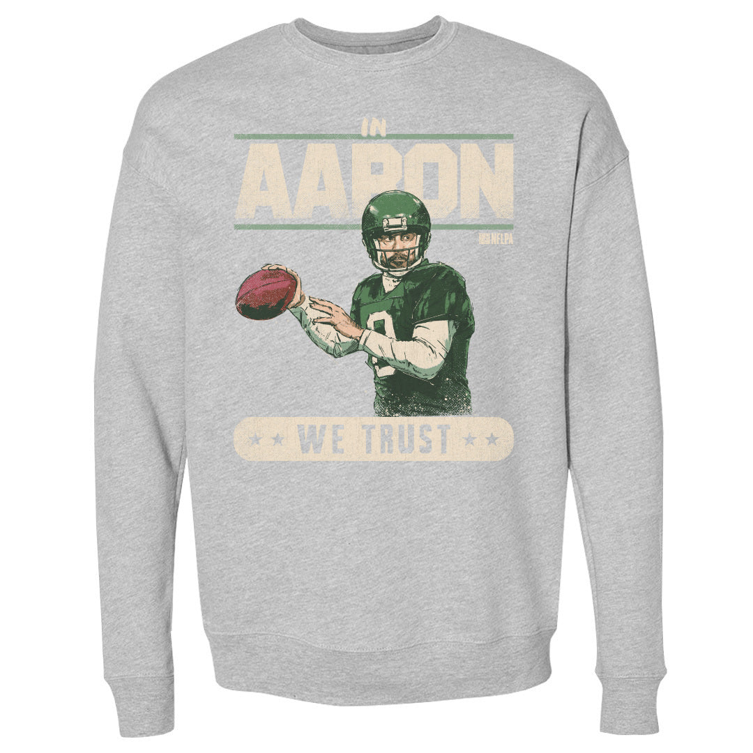 Aaron Rodgers Men&#39;s Crewneck Sweatshirt | 500 LEVEL