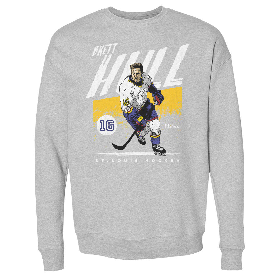 Brett Hull Men&#39;s Crewneck Sweatshirt | 500 LEVEL