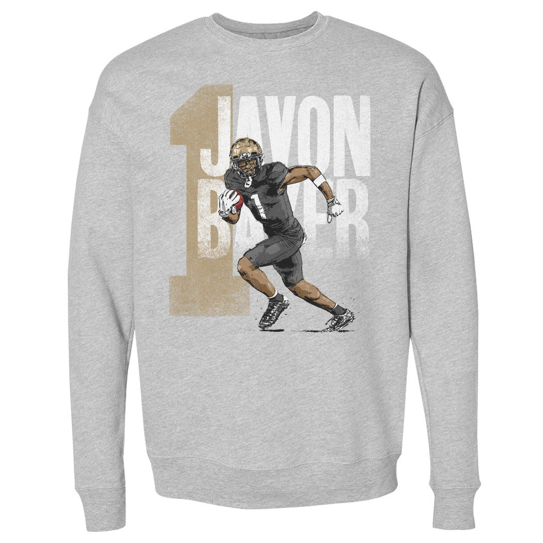 Javon Baker Men&#39;s Crewneck Sweatshirt | 500 LEVEL