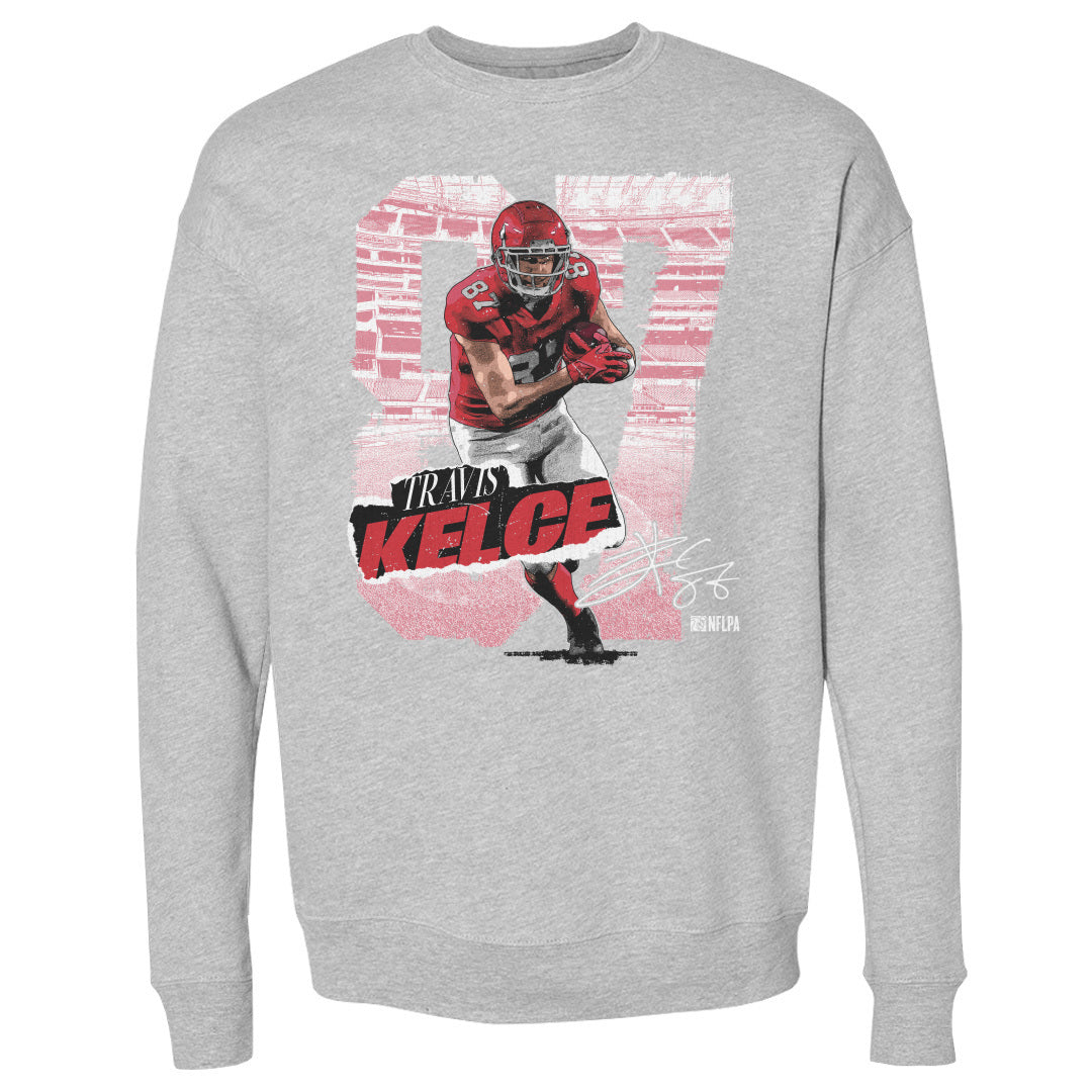 Travis Kelce Men&#39;s Crewneck Sweatshirt | 500 LEVEL