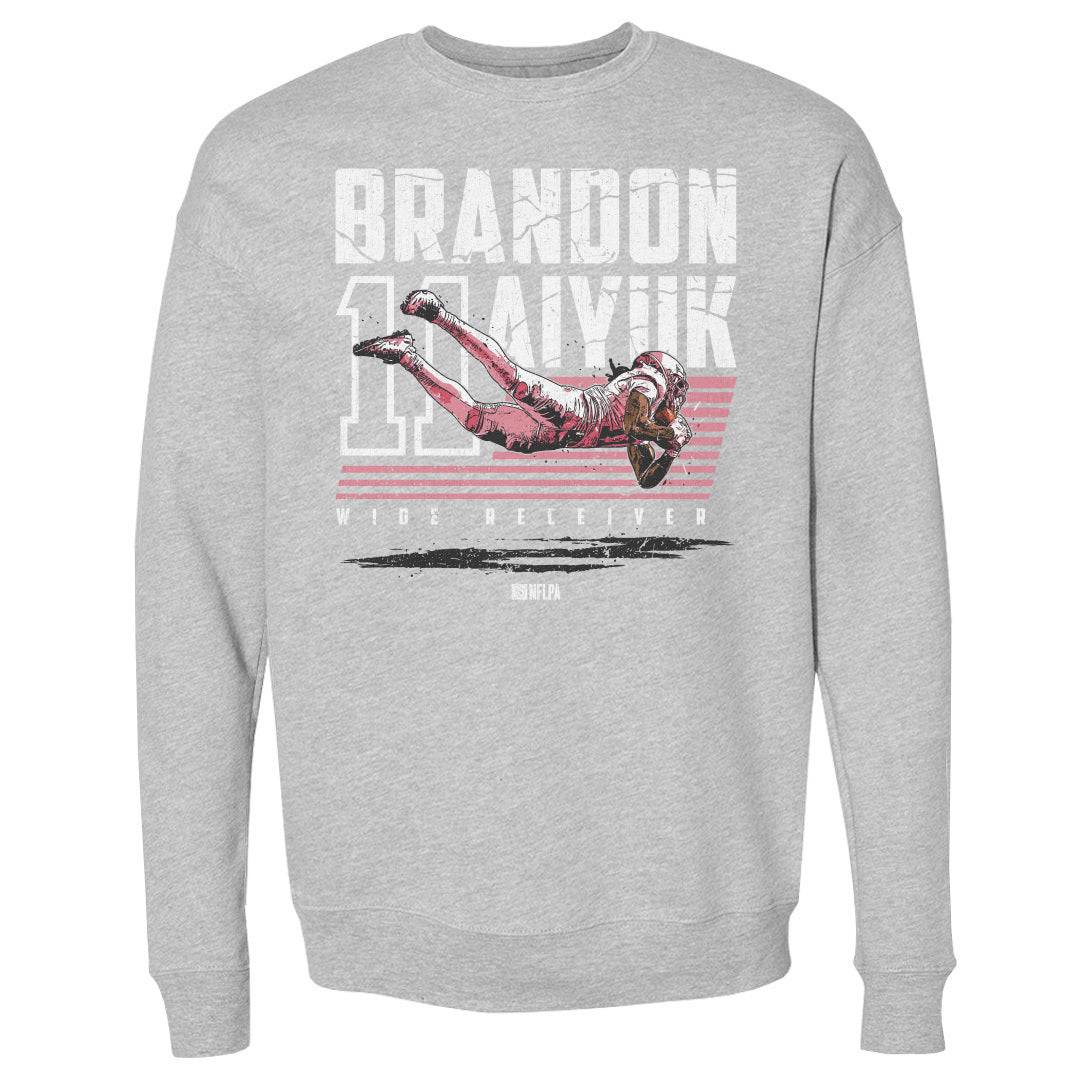 Brandon Aiyuk Men&#39;s Crewneck Sweatshirt | 500 LEVEL