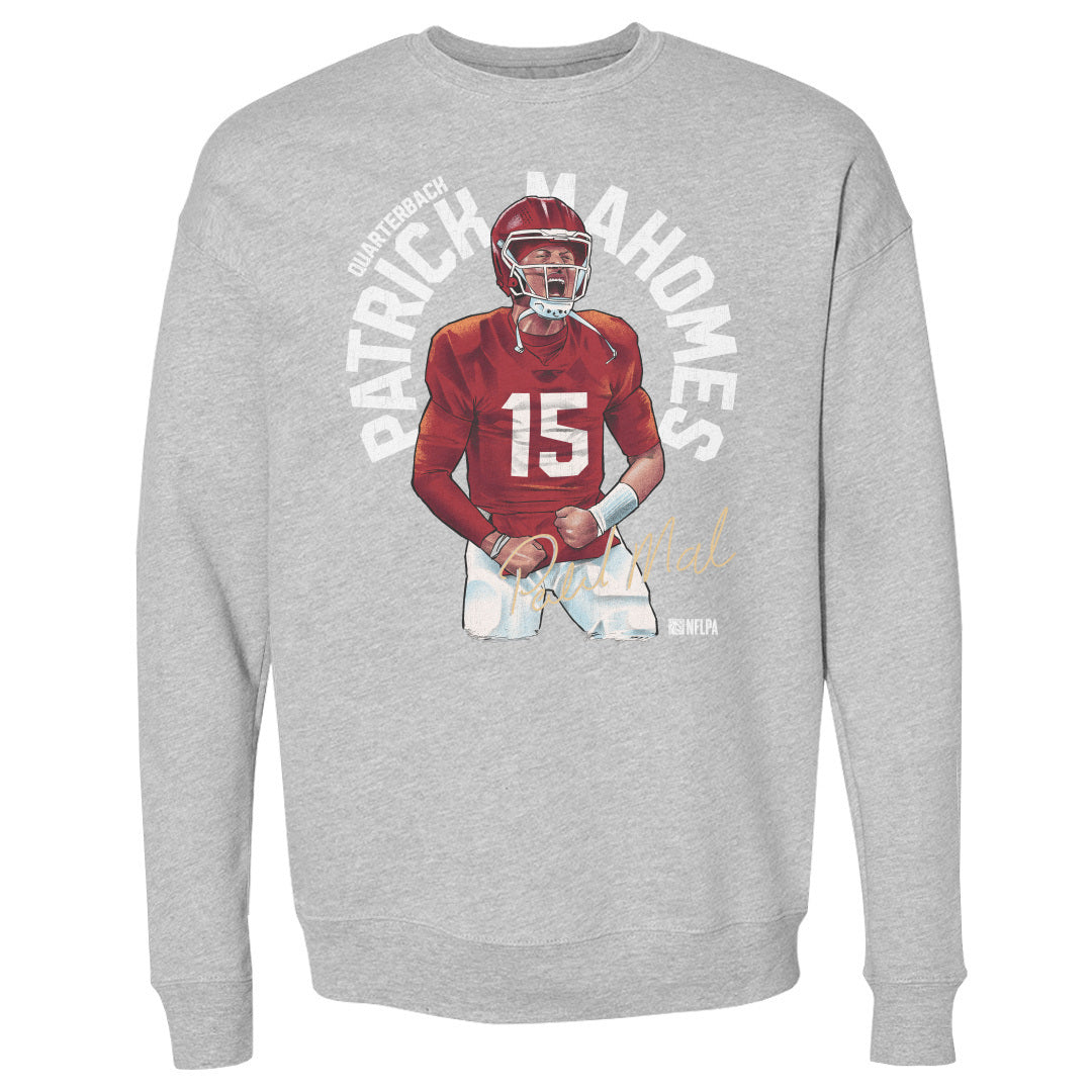 Patrick Mahomes Men&#39;s Crewneck Sweatshirt | 500 LEVEL