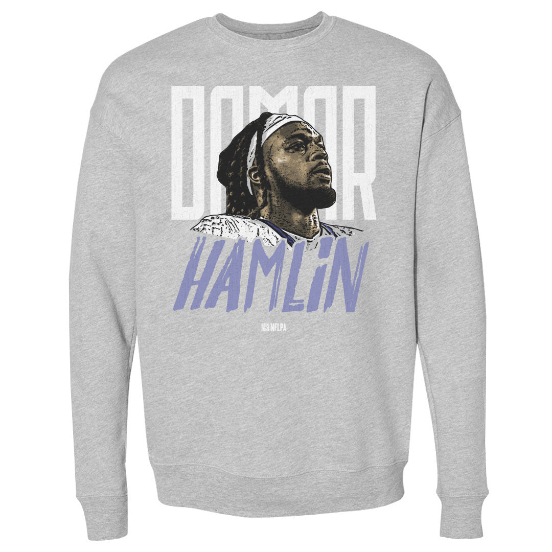 Damar Hamlin Men&#39;s Crewneck Sweatshirt | 500 LEVEL