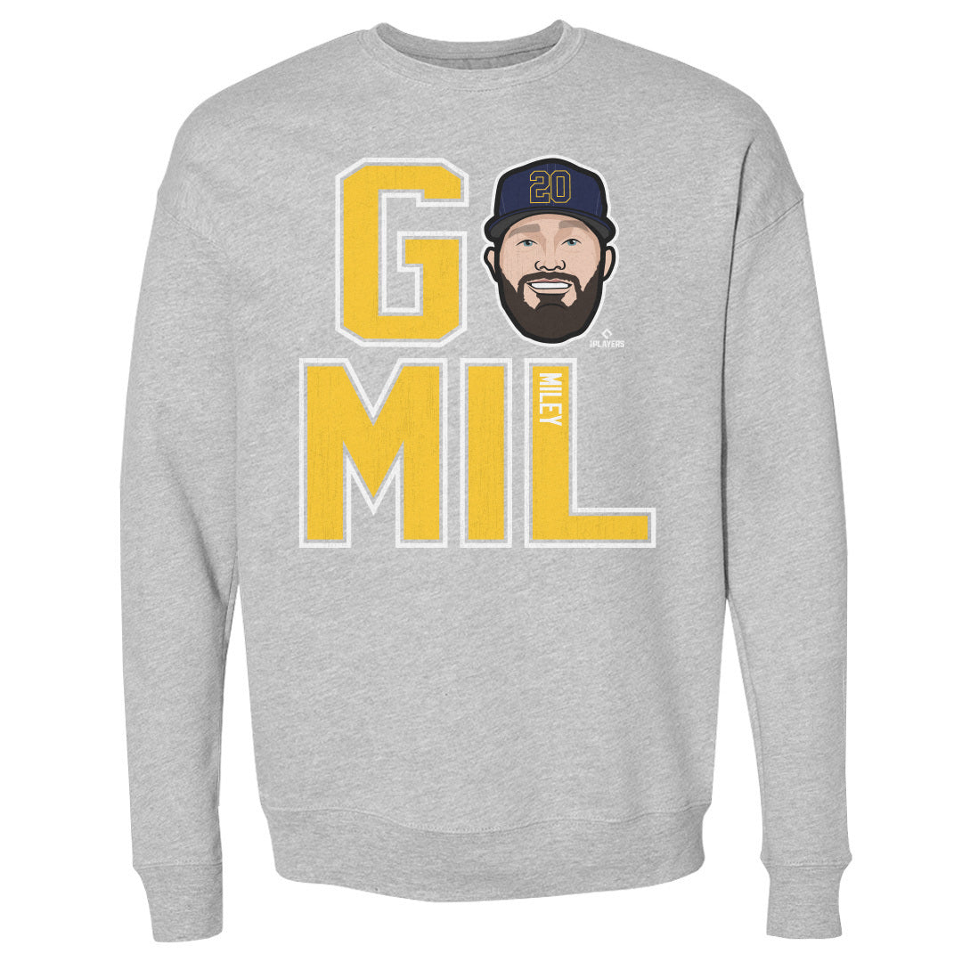 Wade Miley Men&#39;s Crewneck Sweatshirt | 500 LEVEL