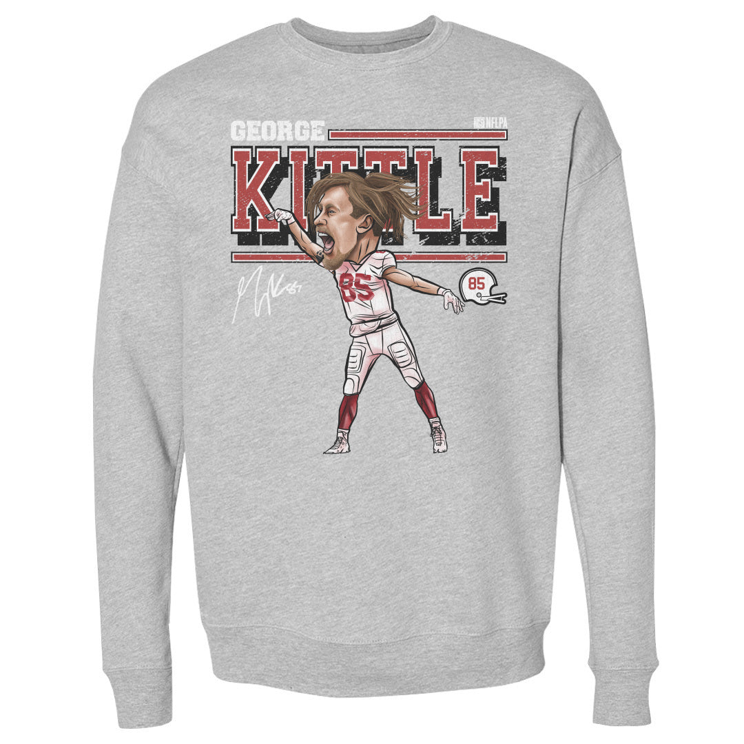 George Kittle Men&#39;s Crewneck Sweatshirt | 500 LEVEL