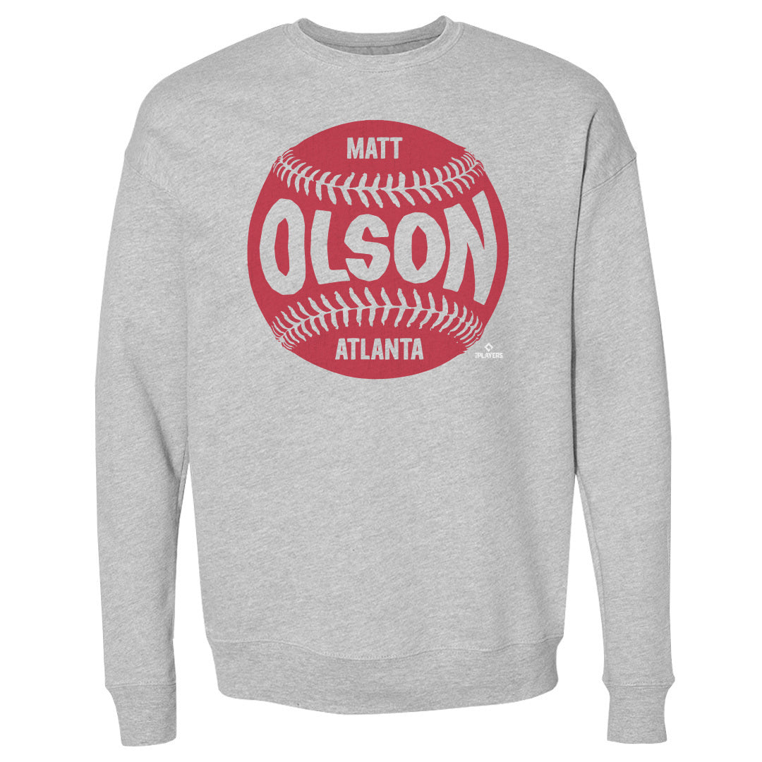 Matt Olson Men&#39;s Crewneck Sweatshirt | 500 LEVEL