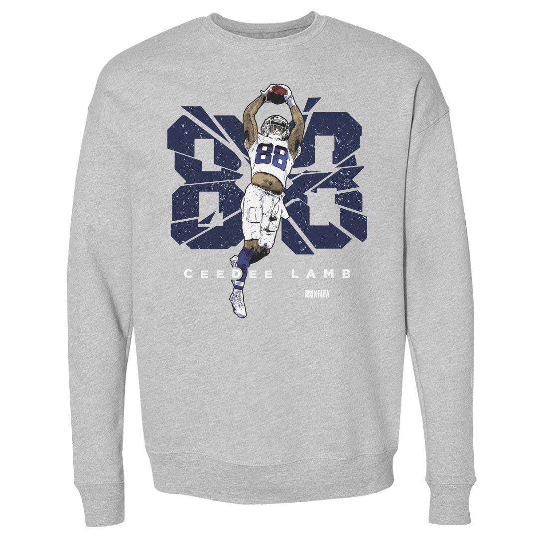 CeeDee Lamb Men&#39;s Crewneck Sweatshirt | 500 LEVEL