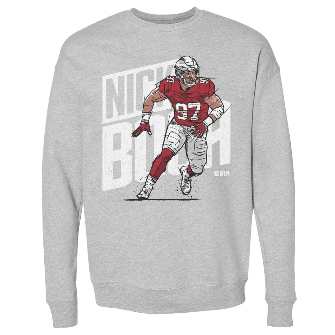 Nick Bosa Men&#39;s Crewneck Sweatshirt | 500 LEVEL