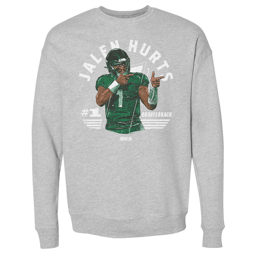 Jalen Hurts Men&#39;s Crewneck Sweatshirt | 500 LEVEL