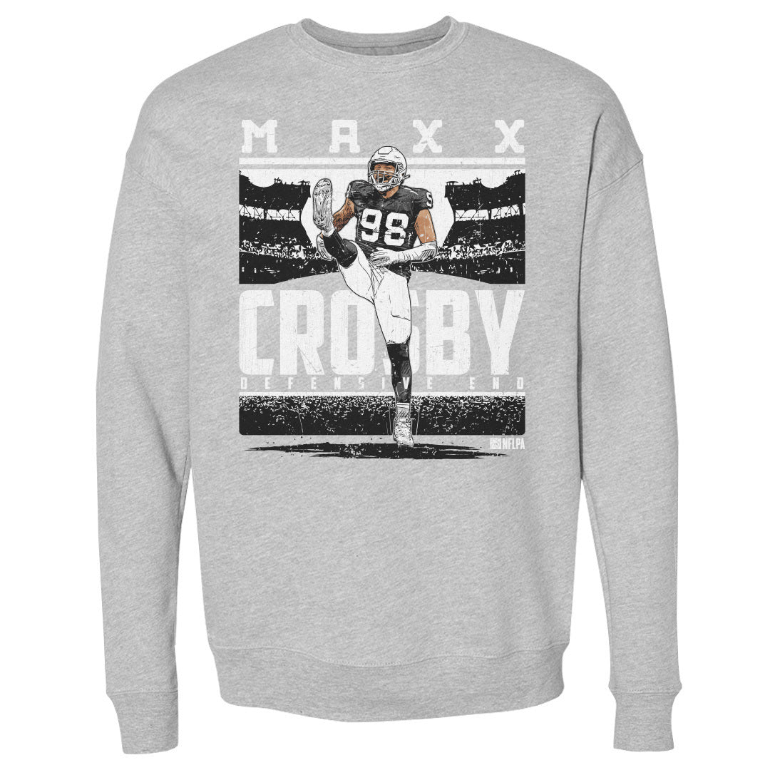 Maxx Crosby Men&#39;s Crewneck Sweatshirt | 500 LEVEL