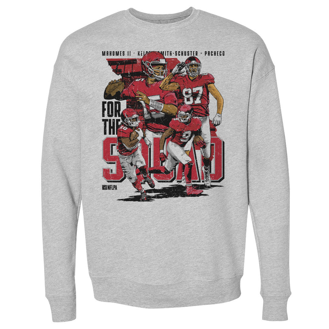 Patrick Mahomes Men&#39;s Crewneck Sweatshirt | 500 LEVEL