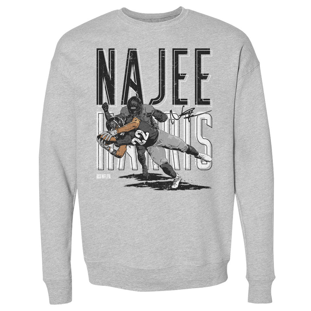 Najee Harris Men&#39;s Crewneck Sweatshirt | 500 LEVEL