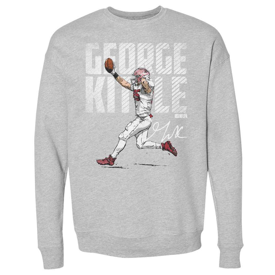 George Kittle Men&#39;s Crewneck Sweatshirt | 500 LEVEL