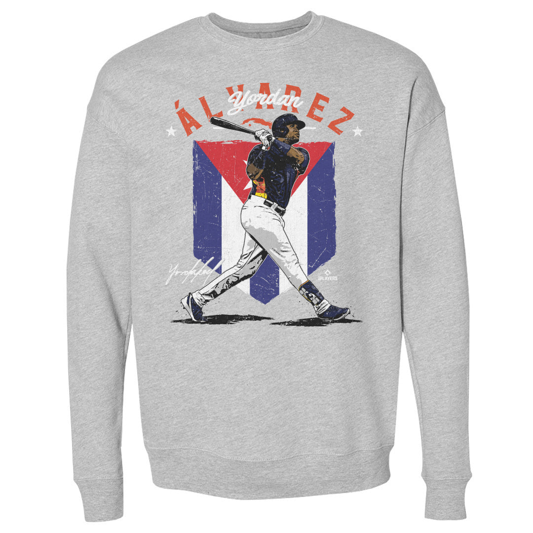 Yordan Alvarez Men&#39;s Crewneck Sweatshirt | 500 LEVEL