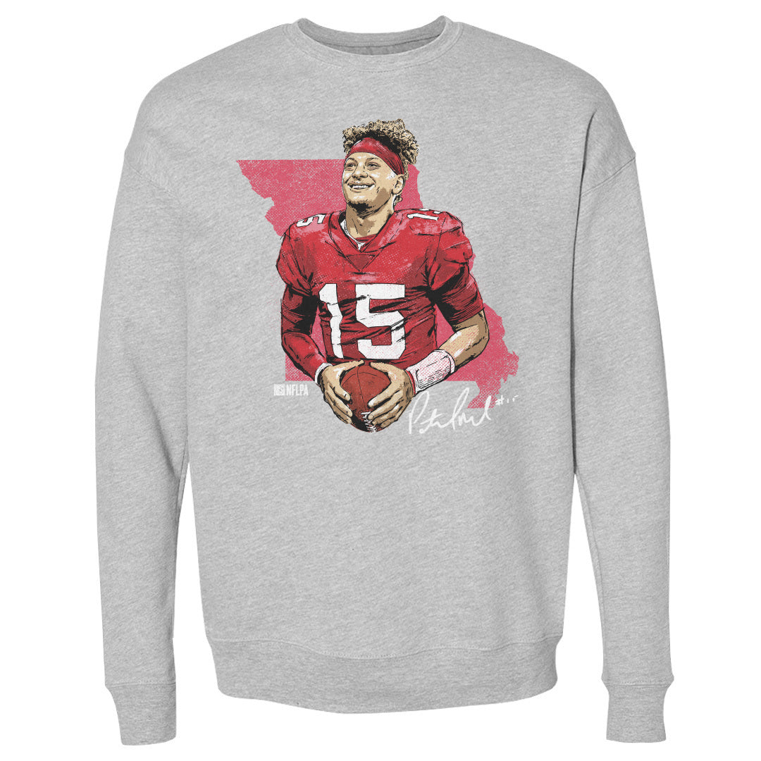 Patrick Mahomes Men&#39;s Crewneck Sweatshirt | 500 LEVEL