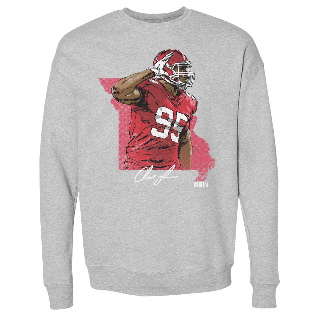 Chris Jones Men&#39;s Crewneck Sweatshirt | 500 LEVEL