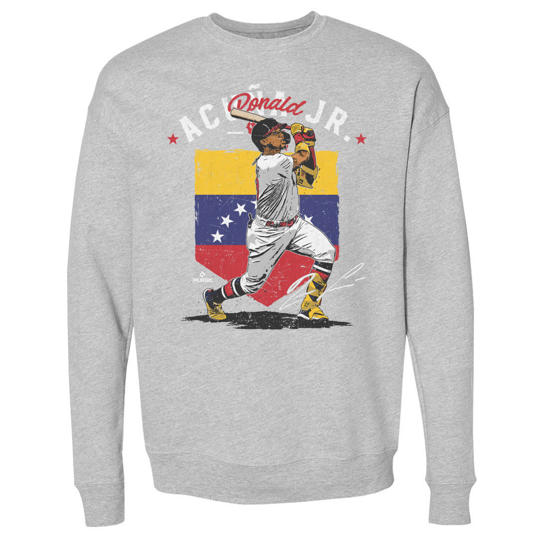 Ronald Acuna Jr. Men&#39;s Crewneck Sweatshirt | 500 LEVEL