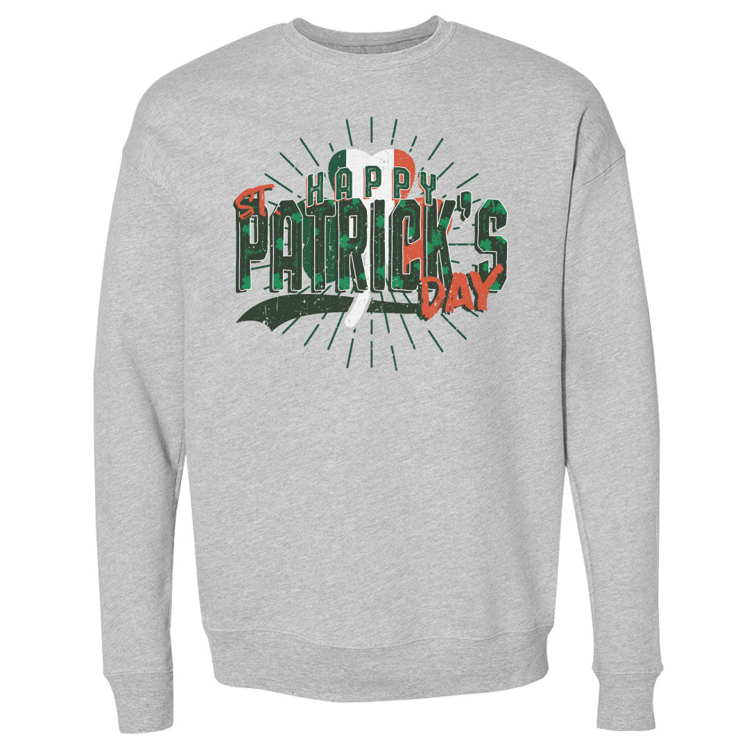 St. Patrick&#39;s Day Men&#39;s Crewneck Sweatshirt | 500 LEVEL