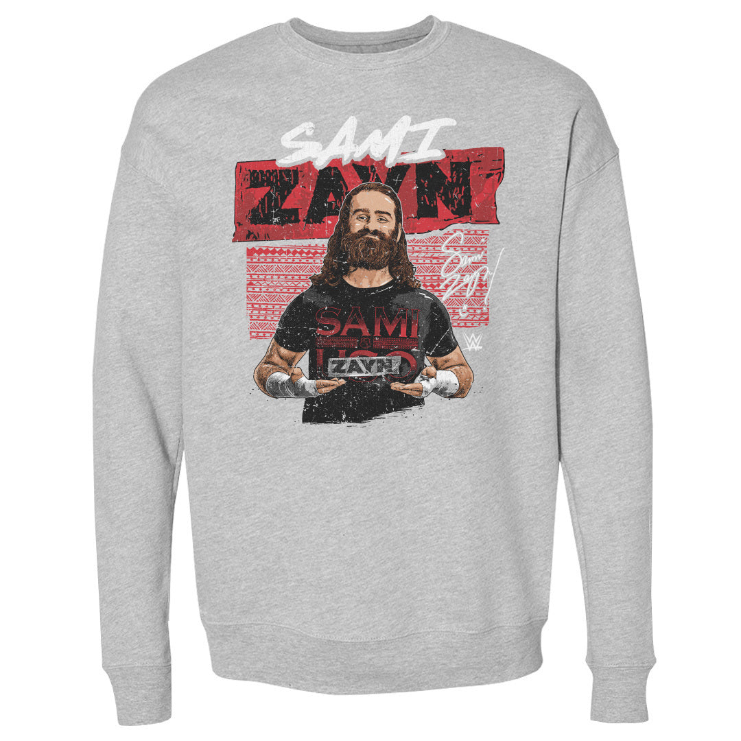 Sami Zayn Men&#39;s Crewneck Sweatshirt | 500 LEVEL