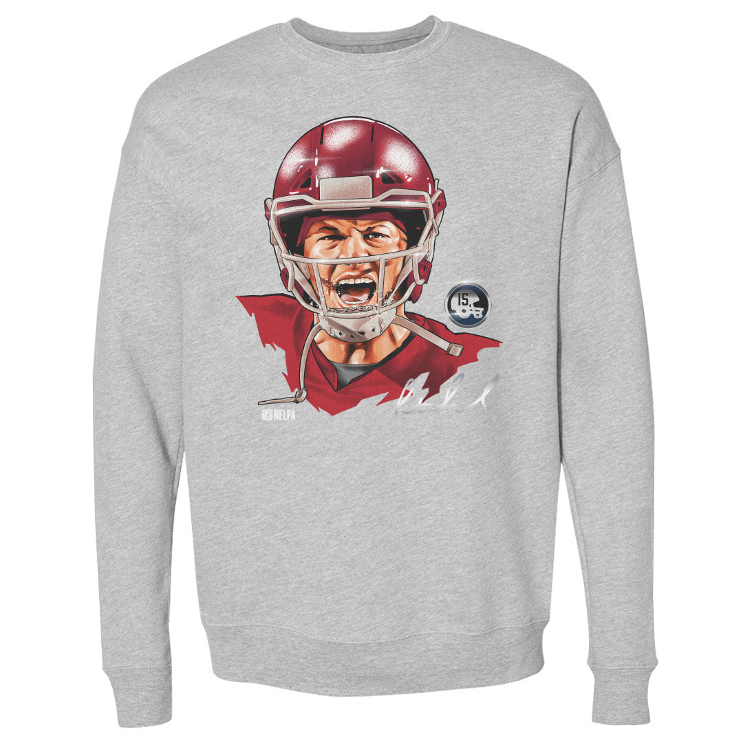 Patrick Mahomes Men&#39;s Crewneck Sweatshirt | 500 LEVEL