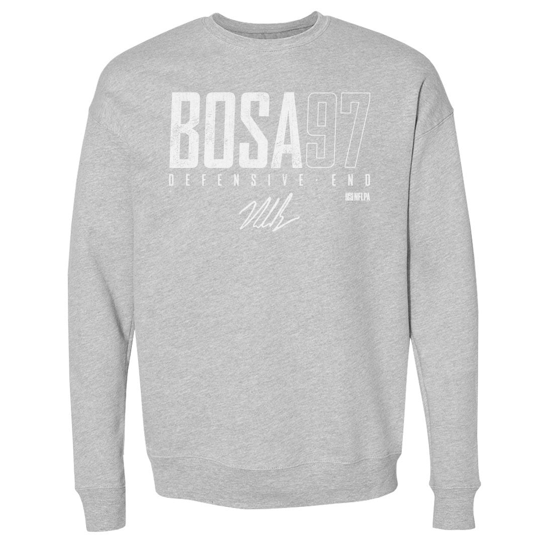 Nick Bosa Men&#39;s Crewneck Sweatshirt | 500 LEVEL