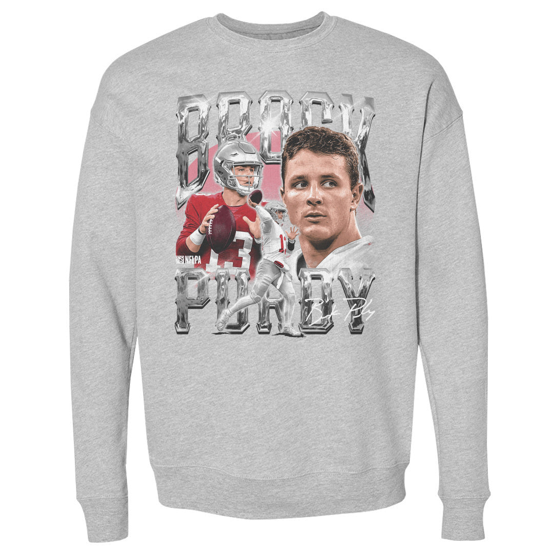 Brock Purdy Men&#39;s Crewneck Sweatshirt | 500 LEVEL