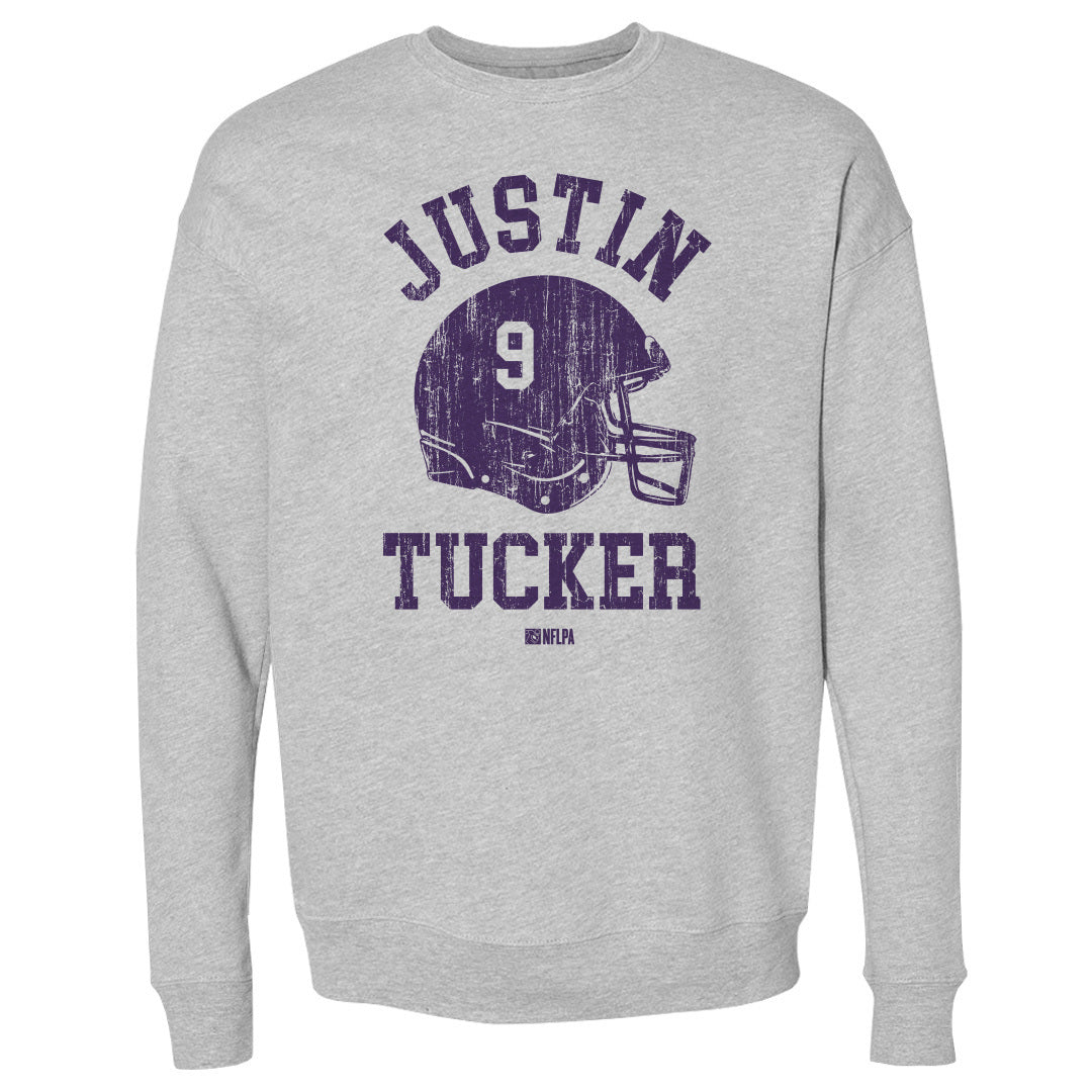 Justin Tucker Men&#39;s Crewneck Sweatshirt | 500 LEVEL