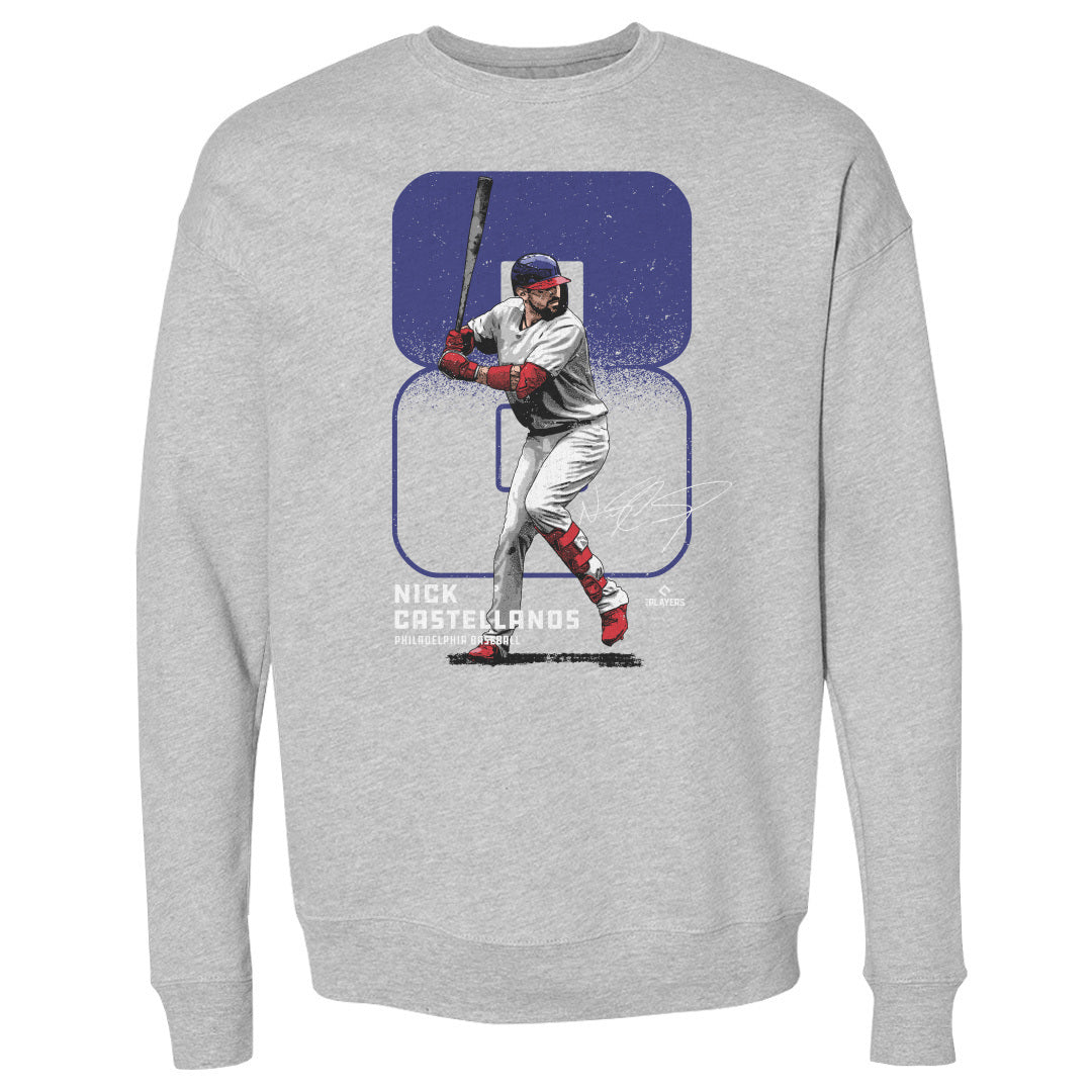 Nick Castellanos Men&#39;s Crewneck Sweatshirt | 500 LEVEL