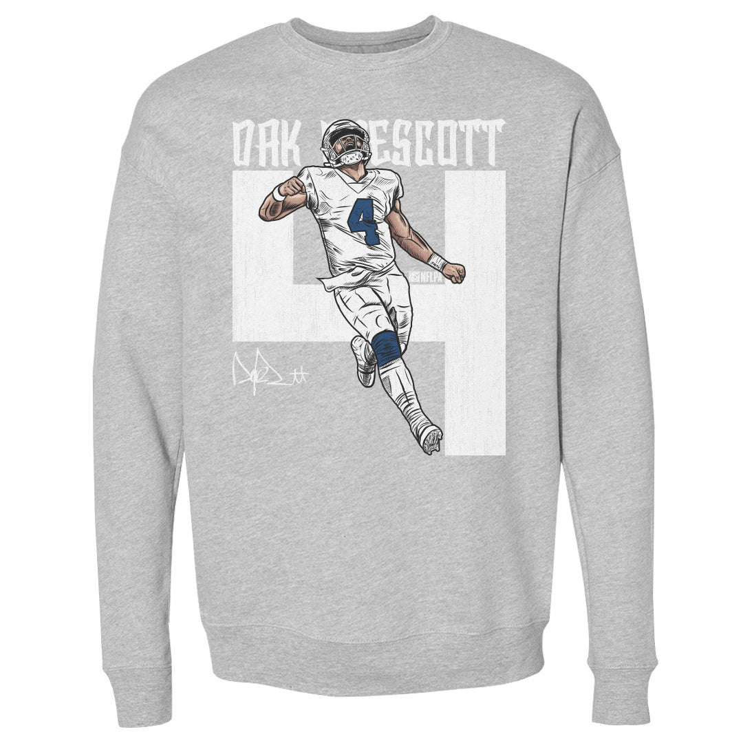 Dak Prescott Men&#39;s Crewneck Sweatshirt | 500 LEVEL