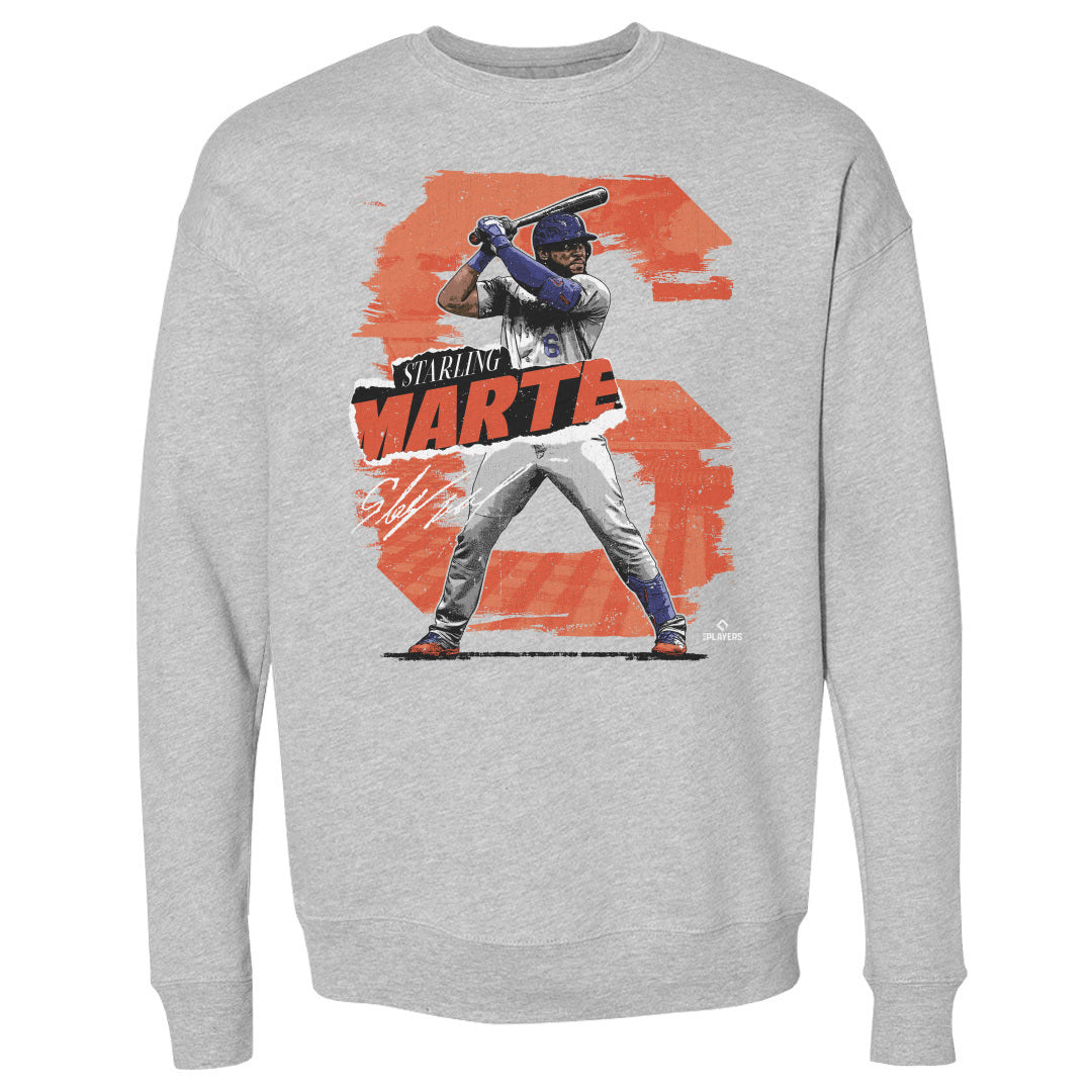 Starling Marte Men&#39;s Crewneck Sweatshirt | 500 LEVEL