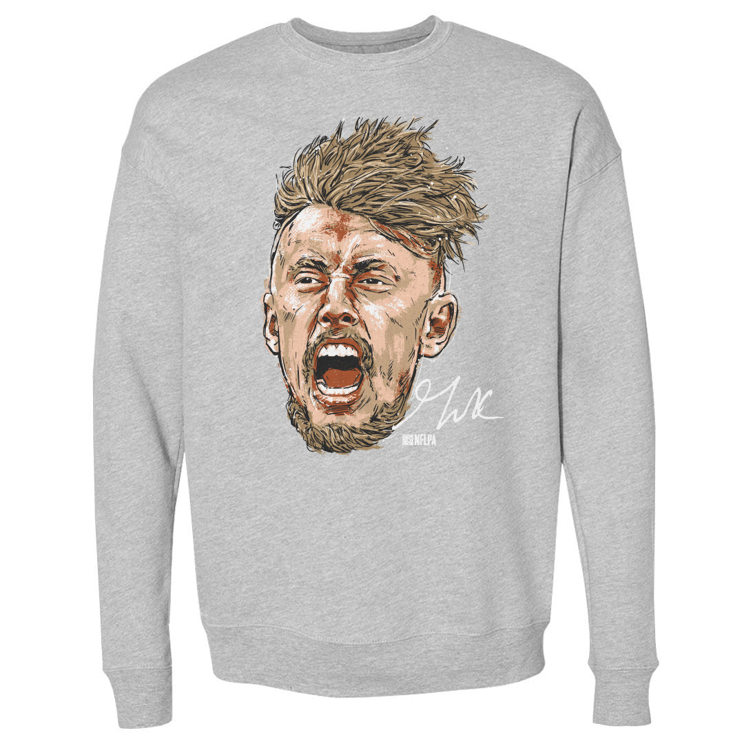 George Kittle Men&#39;s Crewneck Sweatshirt | 500 LEVEL