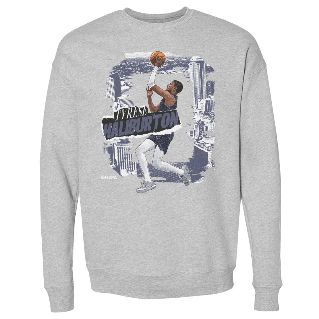 Tyrese Haliburton Men&#39;s Crewneck Sweatshirt | 500 LEVEL