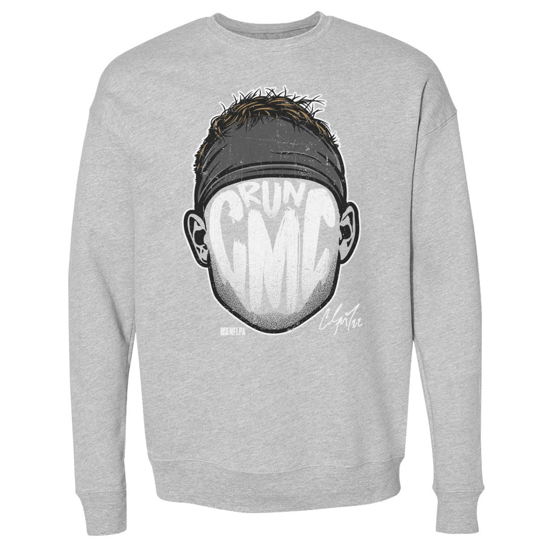 Christian McCaffrey Men&#39;s Crewneck Sweatshirt | 500 LEVEL