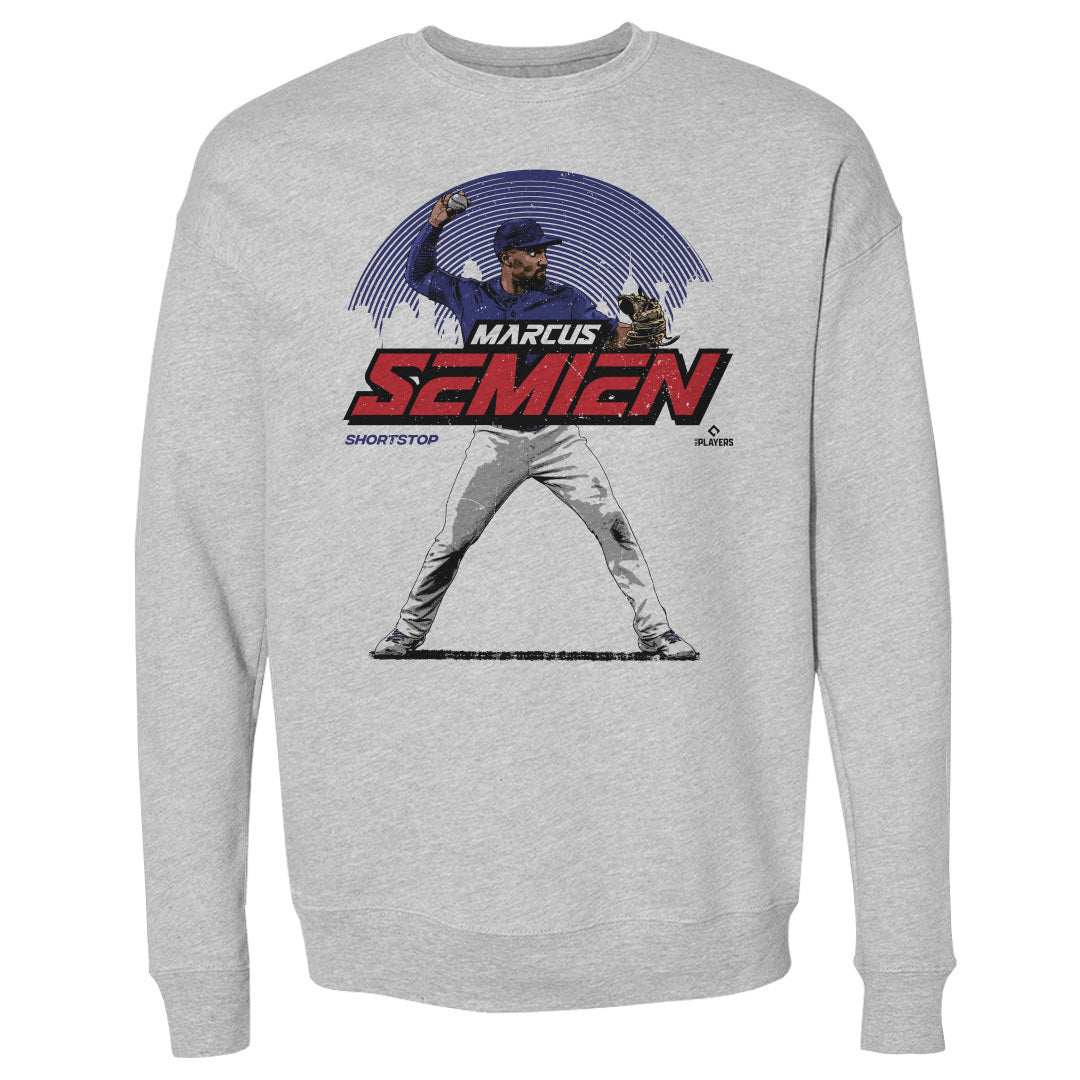 Marcus Semien Men&#39;s Crewneck Sweatshirt | 500 LEVEL